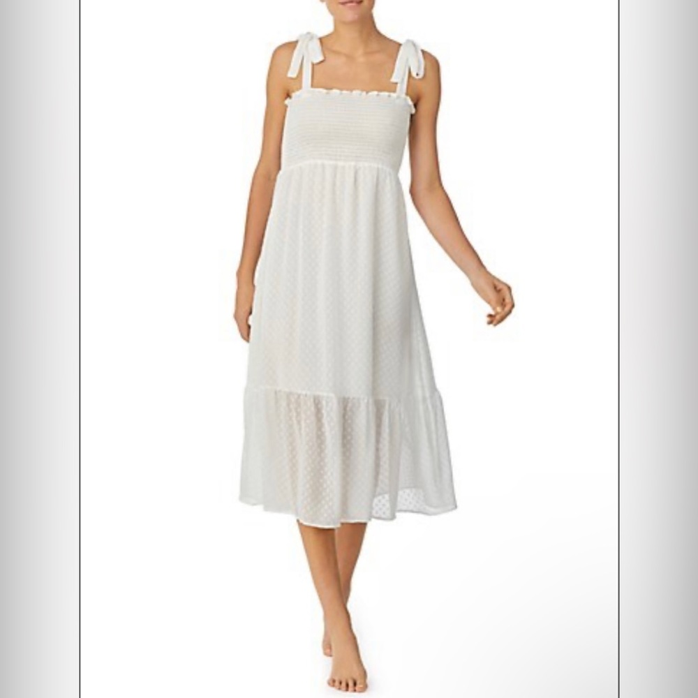 Kate Spade New York Midi Chiffon Chemise Dress